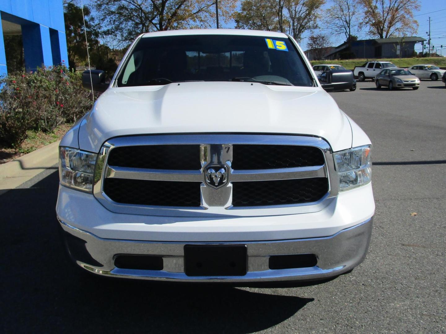 2015 WHITE RAM 1500 SLT Quad Cab 2WD (1C6RR6GG3FS) with an 3.6L V6 DOHC 24V FFV engine, 6-Speed Automatic transmission, located at 1814 Albert Pike Road, Hot Springs, AR, 71913, (501) 623-1717, 34.494228, -93.094070 - Photo#2