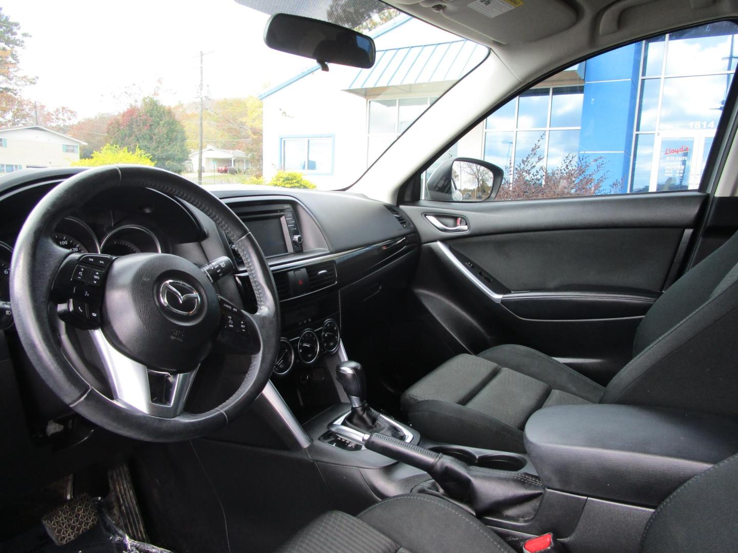 2014 SILVER /BLACK Mazda CX-5 Touring (JM3KE2CY8E0) with an 2.5L L4 DOHC 16V engine, 6-Speed Automatic transmission, located at 1814 Albert Pike Road, Hot Springs, AR, 71913, (501) 623-1717, 34.494228, -93.094070 - Photo#6