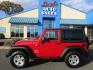 2012 RED /BLACK Jeep Wrangler Sport 4WD (1C4AJWAG5CL) with an 3.6L V6 DOHC 24V FFV engine, located at 1814 Albert Pike Road, Hot Springs, AR, 71913, (501) 623-1717, 34.494228, -93.094070 - Photo#0