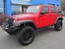 2017 RED /BLACK Jeep Wrangler Unlimited Big Bear 4x4 (1C4BJWDG0HL) with an 3.6L V6 DOHC 24V FFV engine, located at 1814 Albert Pike Road, Hot Springs, AR, 71913, (501) 623-1717, 34.494228, -93.094070 - Photo#1