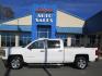 2014 WHITE Chevrolet Silverado 1500 1LT Crew Cab 2WD (3GCPCREC7EG) with an 4.8L V8 OHV 16V engine, 6-Speed Automatic transmission, located at 1814 Albert Pike Road, Hot Springs, AR, 71913, (501) 623-1717, 34.494228, -93.094070 - Photo#0