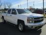 2014 WHITE Chevrolet Silverado 1500 1LT Crew Cab 2WD (3GCPCREC7EG) with an 4.8L V8 OHV 16V engine, 6-Speed Automatic transmission, located at 1814 Albert Pike Road, Hot Springs, AR, 71913, (501) 623-1717, 34.494228, -93.094070 - Photo#3