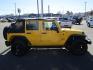 2008 Yellow /BLACK Jeep Wrangler Unlimited X 4WD (1J8GA391X8L) with an 3.8L V6 OHV 12V engine, located at 1814 Albert Pike Road, Hot Springs, AR, 71913, (501) 623-1717, 34.494228, -93.094070 - Photo#4