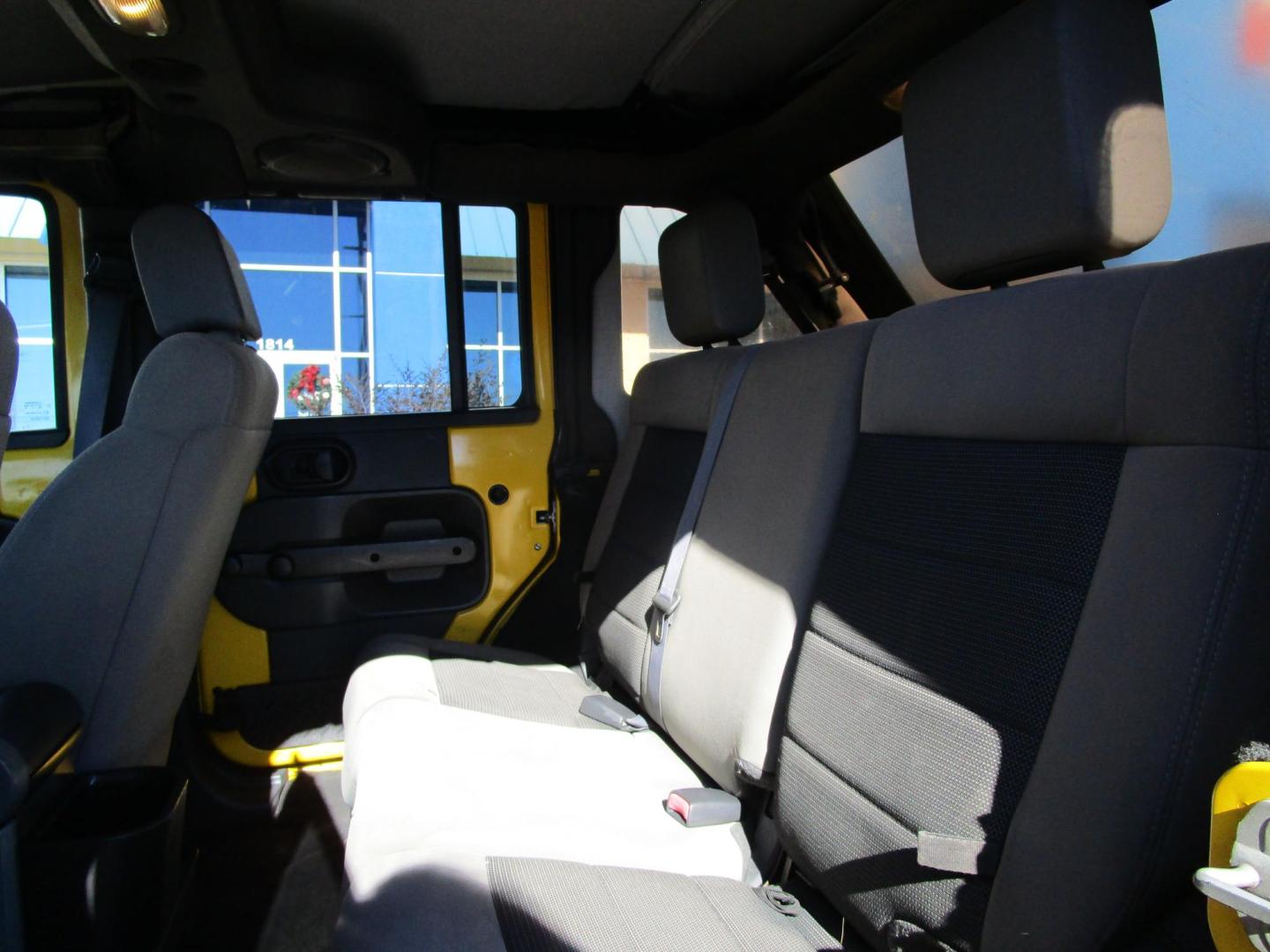 2008 Yellow /BLACK Jeep Wrangler Unlimited X 4WD (1J8GA391X8L) with an 3.8L V6 OHV 12V engine, located at 1814 Albert Pike Road, Hot Springs, AR, 71913, (501) 623-1717, 34.494228, -93.094070 - Photo#7