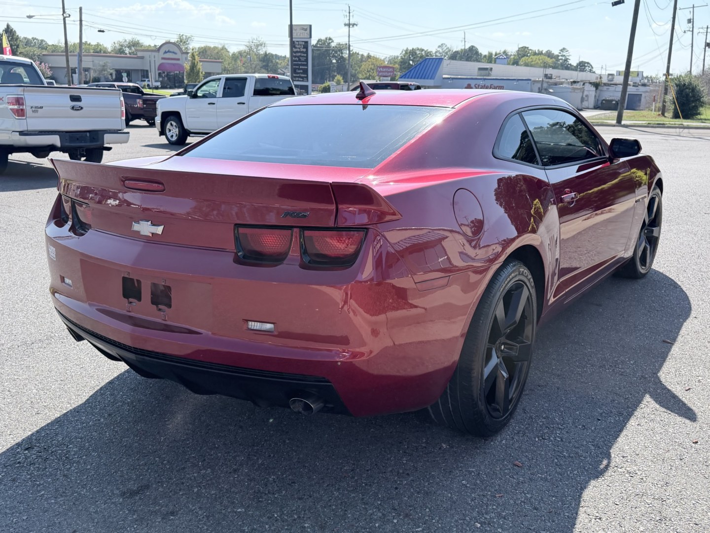 2012 ORANGE Chevrolet Camaro Coupe 1LT (2G1FF1E38C9) with an 3.6L V6 DOHC 24V FFV engine, 6-Speed Manual transmission, located at 1814 Albert Pike Road, Hot Springs, AR, 71913, (501) 623-1717, 34.494228, -93.094070- Photo#2