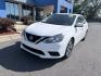 2019 WHITE Nissan Sentra S CVT (3N1AB7AP3KY) with an 1.8L L4 SFI DOHC 16V engine, CVT transmission, located at 1814 Albert Pike Road, Hot Springs, AR, 71913, (501) 623-1717, 34.494228, -93.094070- Photo#1