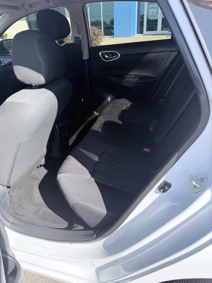 2019 WHITE Nissan Sentra S CVT (3N1AB7AP3KY) with an 1.8L L4 SFI DOHC 16V engine, CVT transmission, located at 1814 Albert Pike Road, Hot Springs, AR, 71913, (501) 623-1717, 34.494228, -93.094070- Photo#4